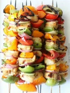 Gluten-free Grilled Hawaiian Kabobs recipe. Healthy and delicious dinner!
