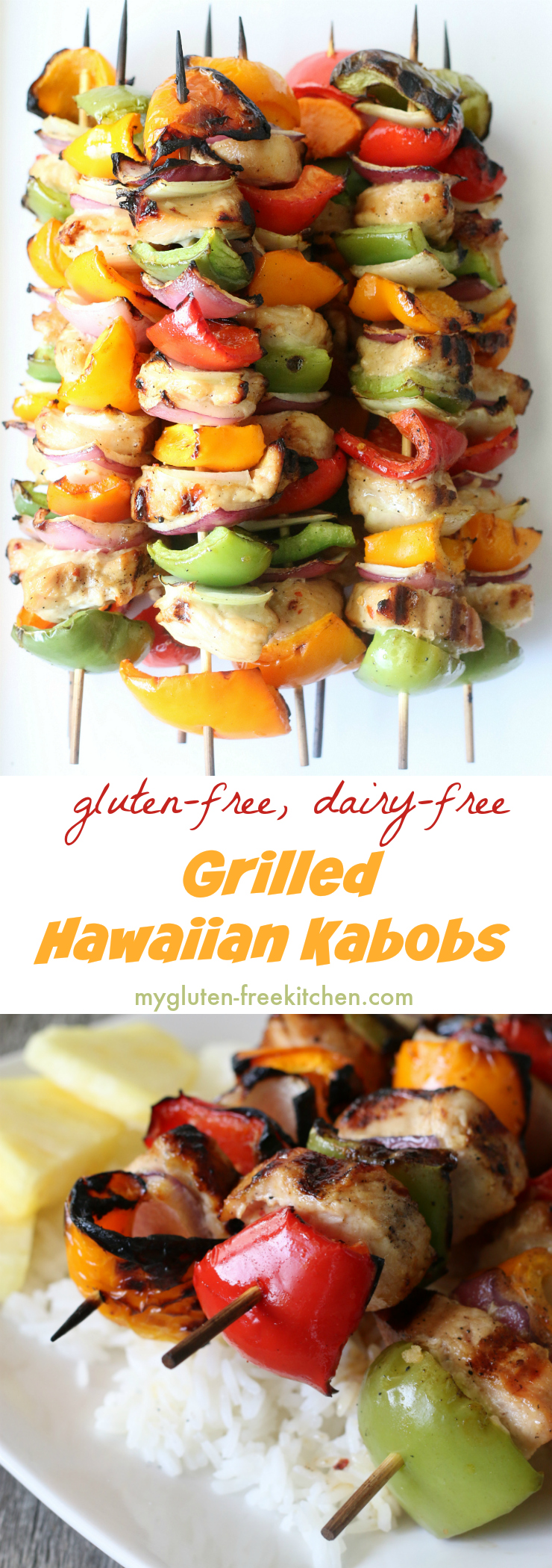  Gluten  free  Grilled Hawaiian Kabobs