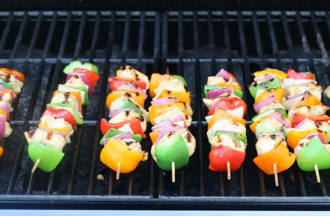 Grilling gluten-free Turkey Kabobs