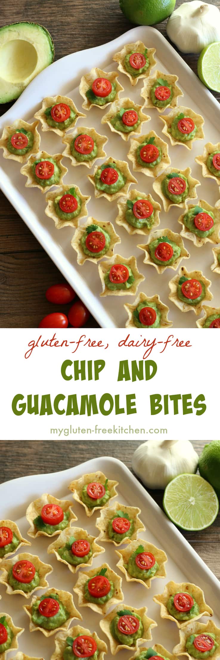 Gluten-free Chip and Guacamole Bites