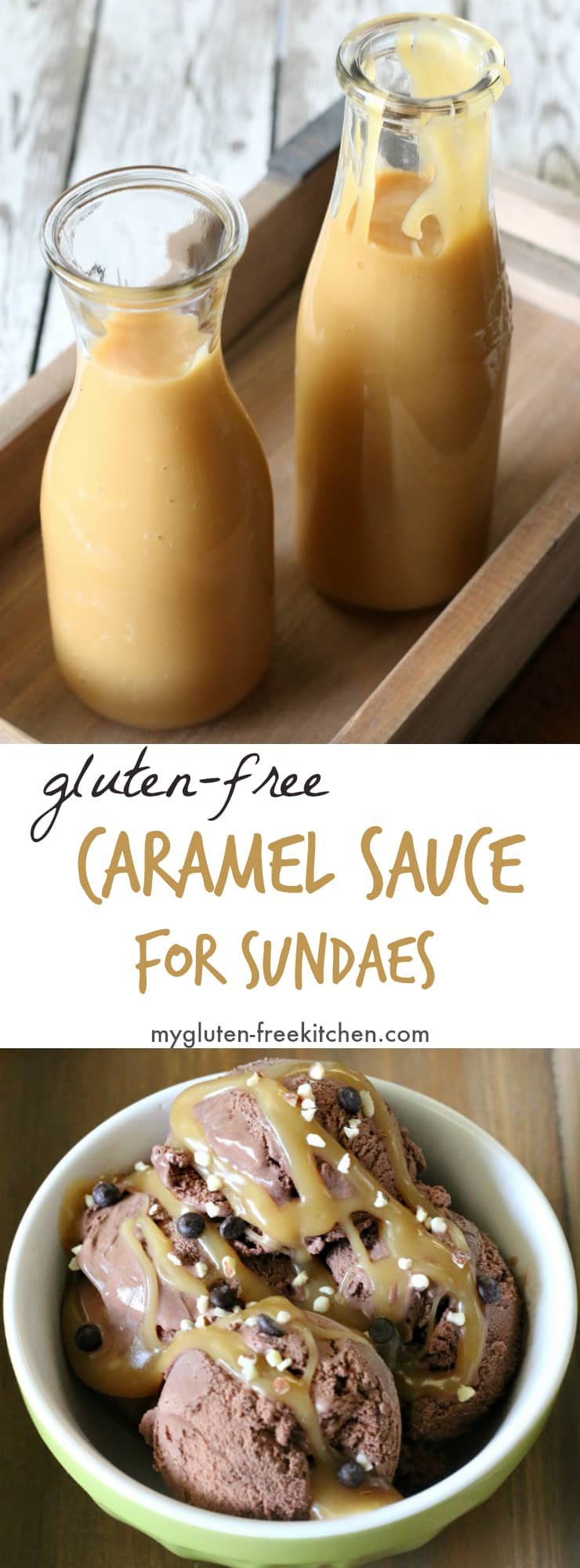 Gluten-free Caramel Sauce Recipe. This homemade caramel sauce is thick, creamy, buttery and perfectly sweet