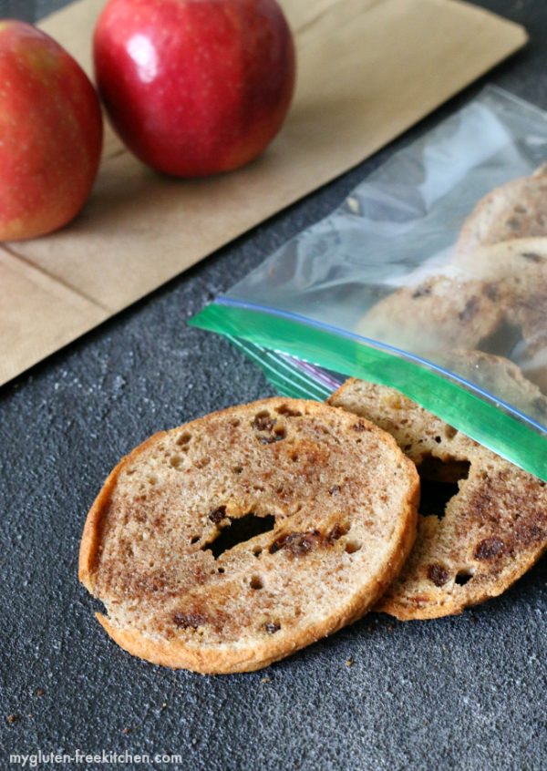Glutenfree Dairyfree Cinnamon Raisin Bagel Chips