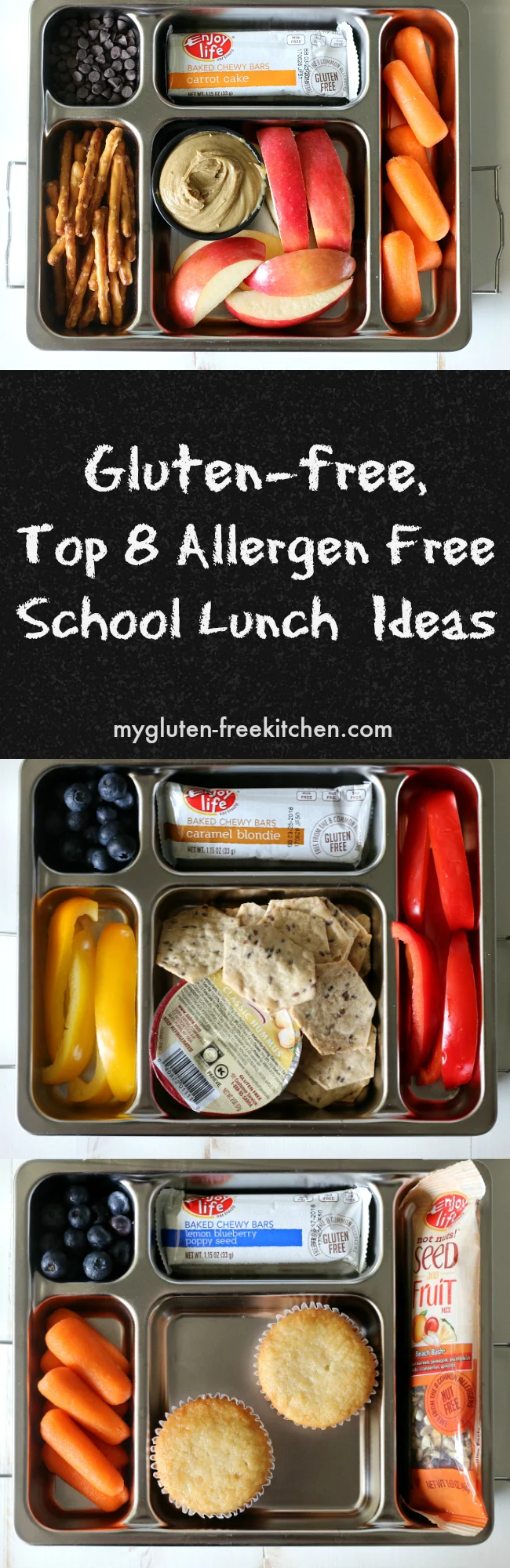 Gluten-free Top 8 allergen free school lunch ideas
