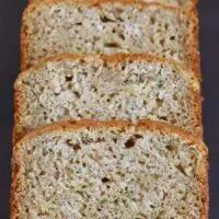 Gluten-free Zucchini Spice Bread - Recipe makes two loaves so you can freeze one or gift it!