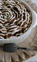 Gluten-free Pull-apart Cinnamon Rolls with cream cheese frosting
