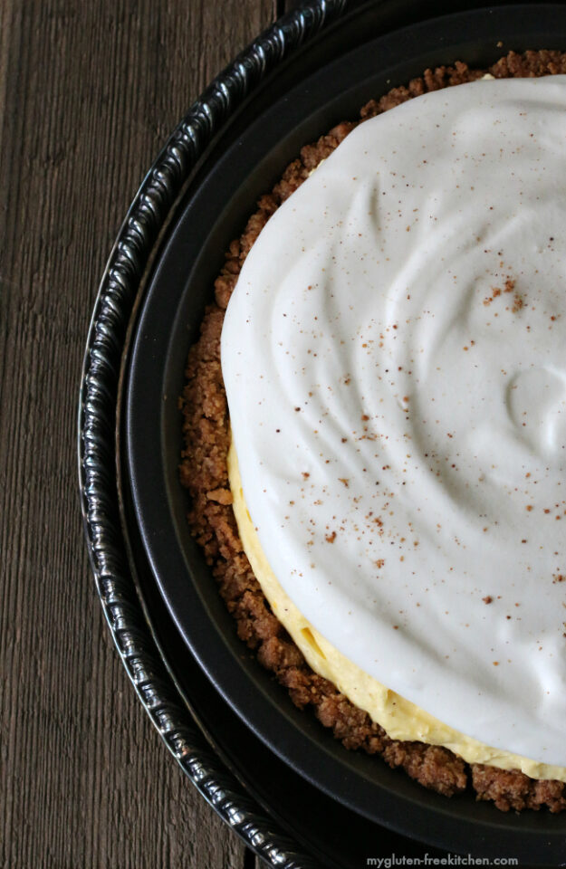 Gluten-free Eggnog Pie