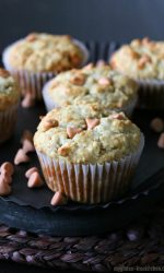 Gluten-free Banana Butterscotch Oatmeal Muffins. We loved these muffins that are a fun change from the usual banana muffins.