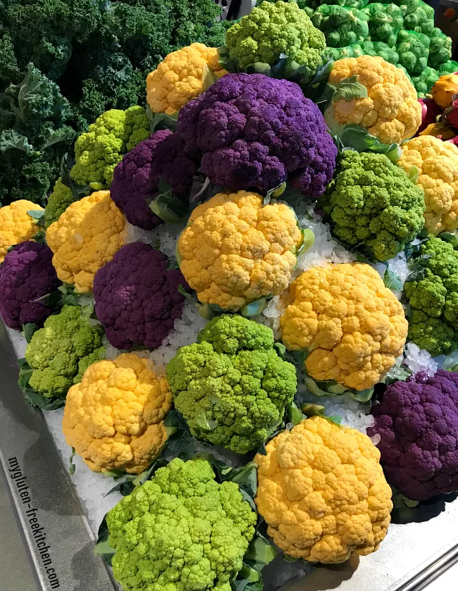 Colorful Cauliflower at Albertsons
