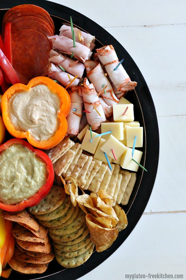 Gluten-free Meat Cheese and Cracker Tray