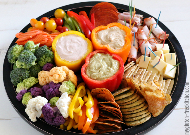 fancy vegetable tray