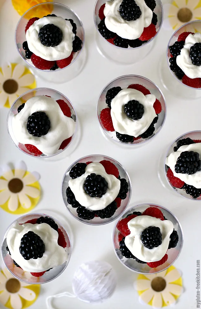 Easy Berry Trifles for summer parties
