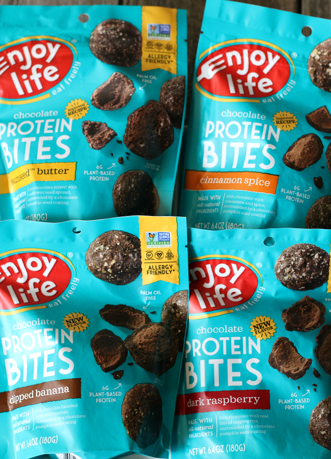 Enjoy Life Chocolate Protein Bites Packaging