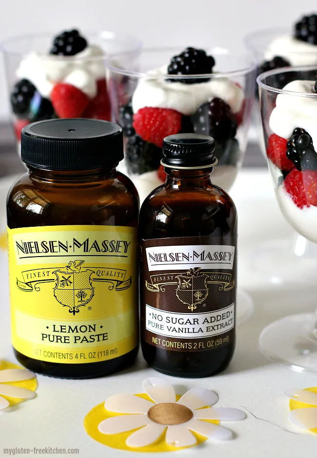 Gluten-free Easy Berry Trifles with Nielsen-Massey