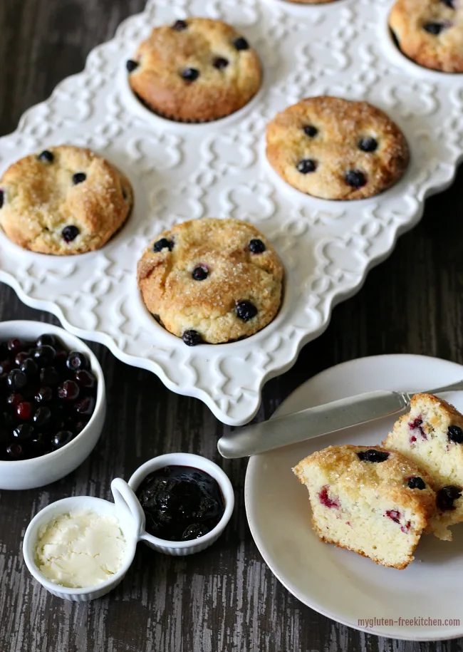 Gluten-free Muffins with Huckleberries