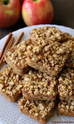 Gluten-free Apple Cinnamon Baked Oatmeal Squares - Great make-ahead breakfast idea. Can grab and go or eat in a bowl with milk or non-dairy milk. These are dairy-free too!