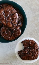 Flourless Chocolate Mudslide Cookies. Gluten-free dairy-free and nut-free but so good!!