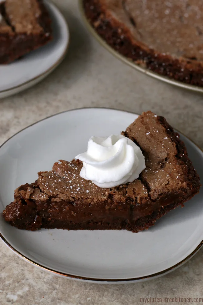 Gluten-free Double Chocolate Fudge Pie