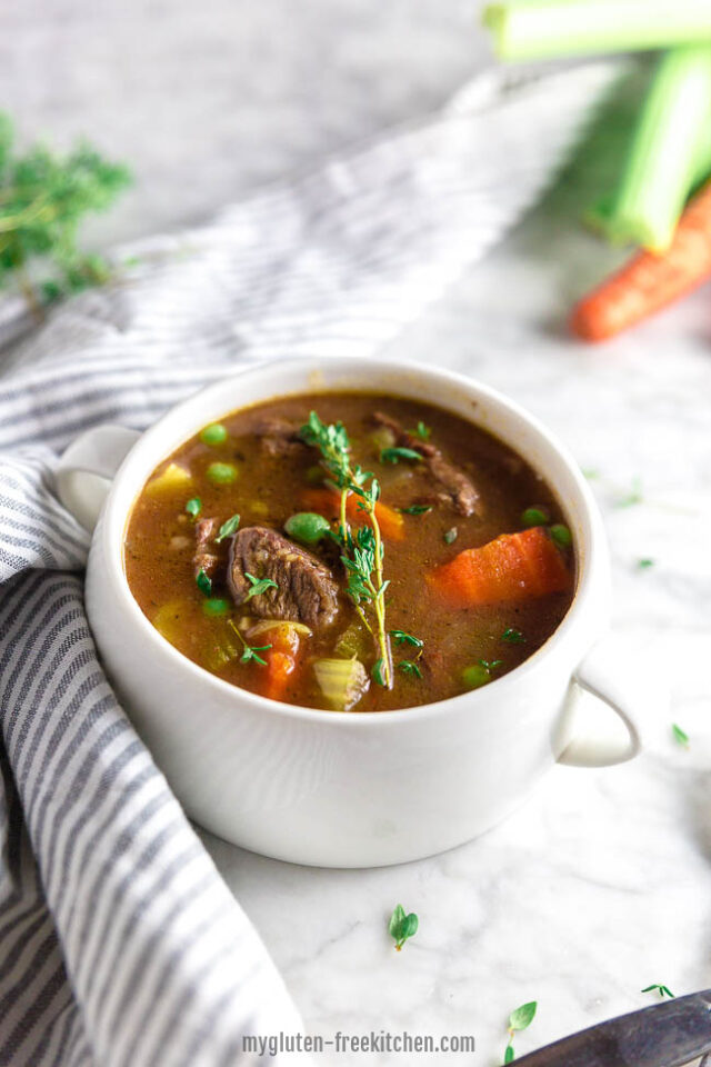 Glutenfree Beef Stew in Slow Cooker (Dairyfree)