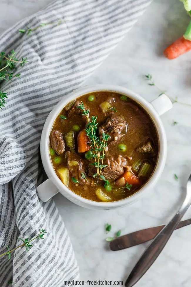 Gluten-free Beef Stew in Slow Cooker