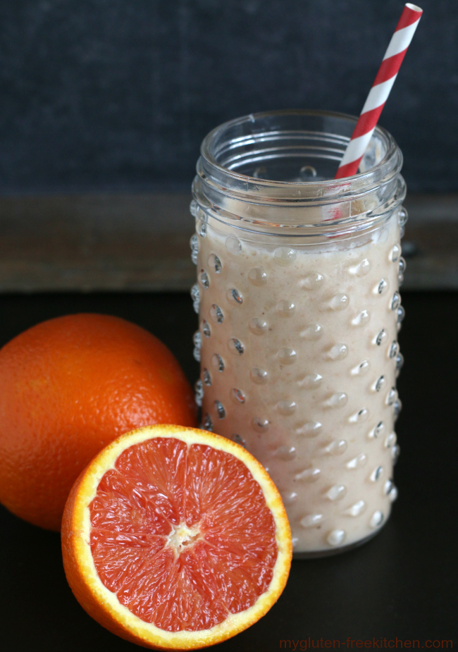 Orange Creamsicle Smoothie Dairy-free, gluten-free healthy smoothie recipe