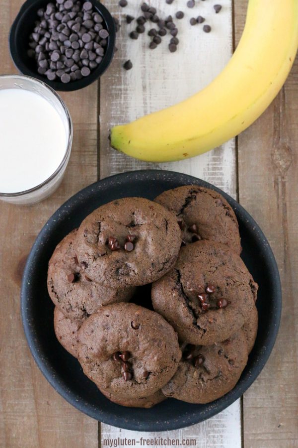 Gluten-free Chocolate Banana Cookies