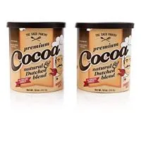 SACO Pantry Premium Cocoa, Natural and Dutched Blend, Gluten-Free, Nut-Free, Pack of 2