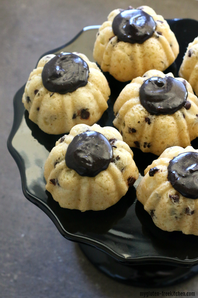 Chocolate Chip Mini Bundt Cakes - The Baking ChocolaTess