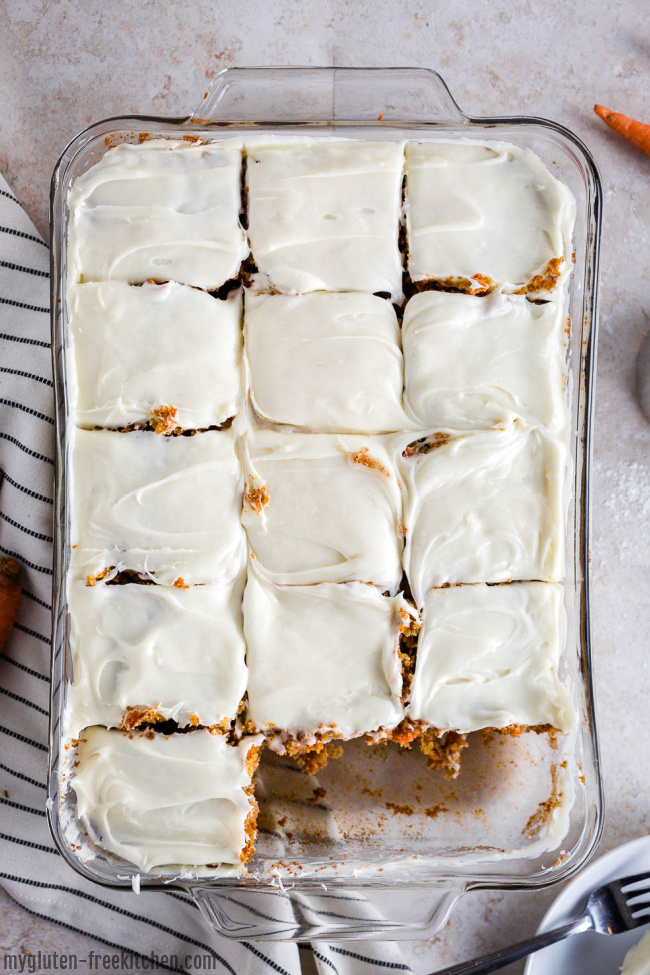 Gluten free Carrot Cake with Cream Cheese Icing