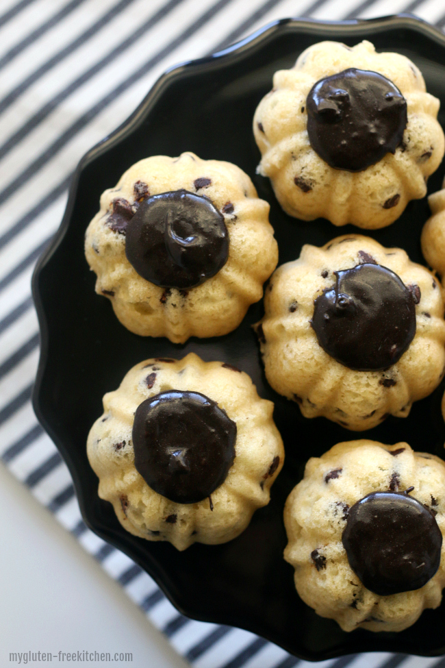 Gluten-free Chocolate Chip Bundt Cakes