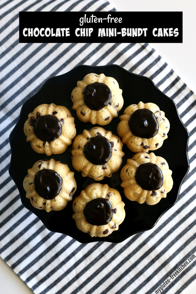 Gluten-free Chocolate Chip Mini Bundt Cakes