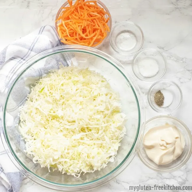 Gluten-free Simple Coleslaw Recipe