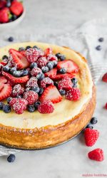 Gluten-free Cheesecake with fresh berries