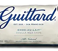 Guittard Vanilla Milk Chips, Choco-au-Lait 12 Ounce (Pack of 12)