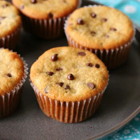 Gluten-free Dairy-free Banana Chocolate Chip Muffins