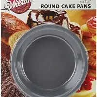 Wilton Mini Round Pans, 4 by 1.25-Inch, Set of 3