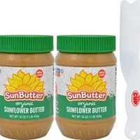 SunButter Creamy Organic Sunflower Seed Butter, 16 Ounce Plastic Jar (Pack 2)