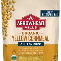 Arrowhead Mills Organic Gluten Free Yellow Corn Meal (Pack of 6)
