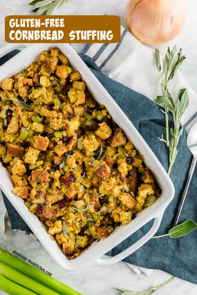 Pan of Gluten-free Stuffing