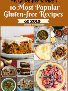photo collage of top 10 gluten free recipes