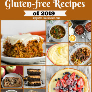 photo collage of top 10 gluten free recipes