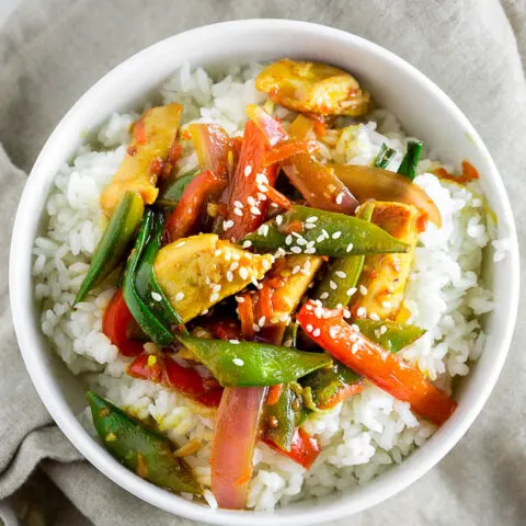 Gluten-free Chicken Stir Fry