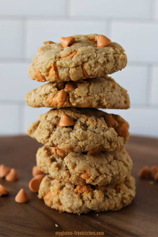 Glutenfree Oatmeal Butterscotch Cookies